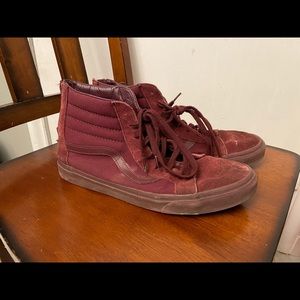 Vans Sk8-Hi Zip - Burgundy